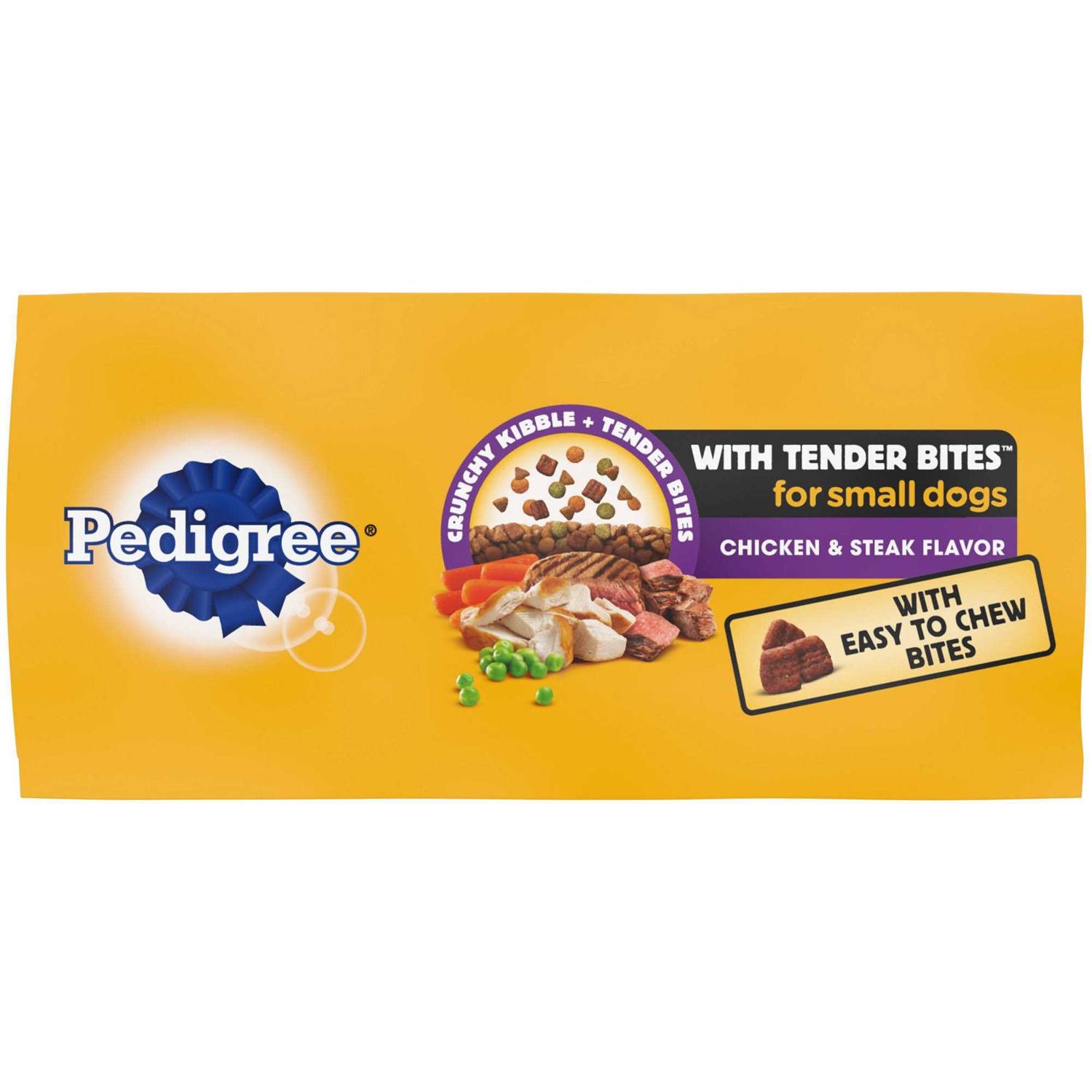 Pedigree Tender Bites Adult Dry Dog Food Chicken and Steak - Nail Gallerys