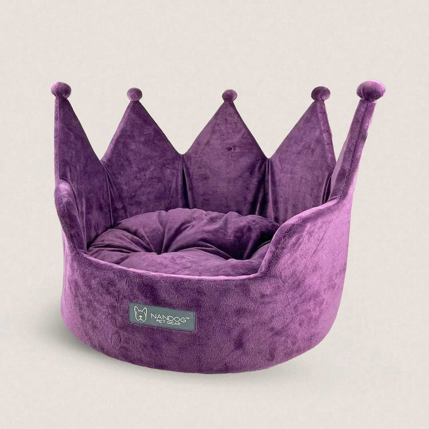 Nandog Crown Dog Cat Bed - Nail Gallerys