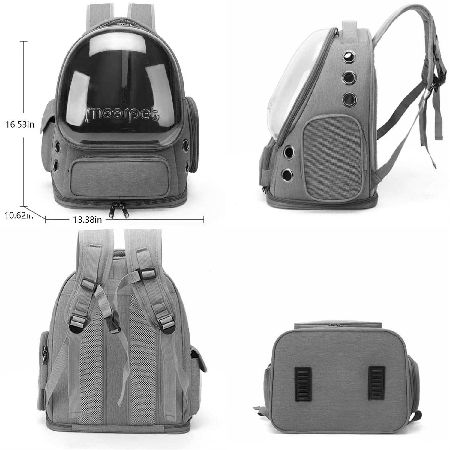 Cat Carrier Backpack Dog Backpack Carrier for Small Dogs Pet Bubble Backpack Bag with Air Holes Airline Approved Travel Carrier - Nail Gallerys