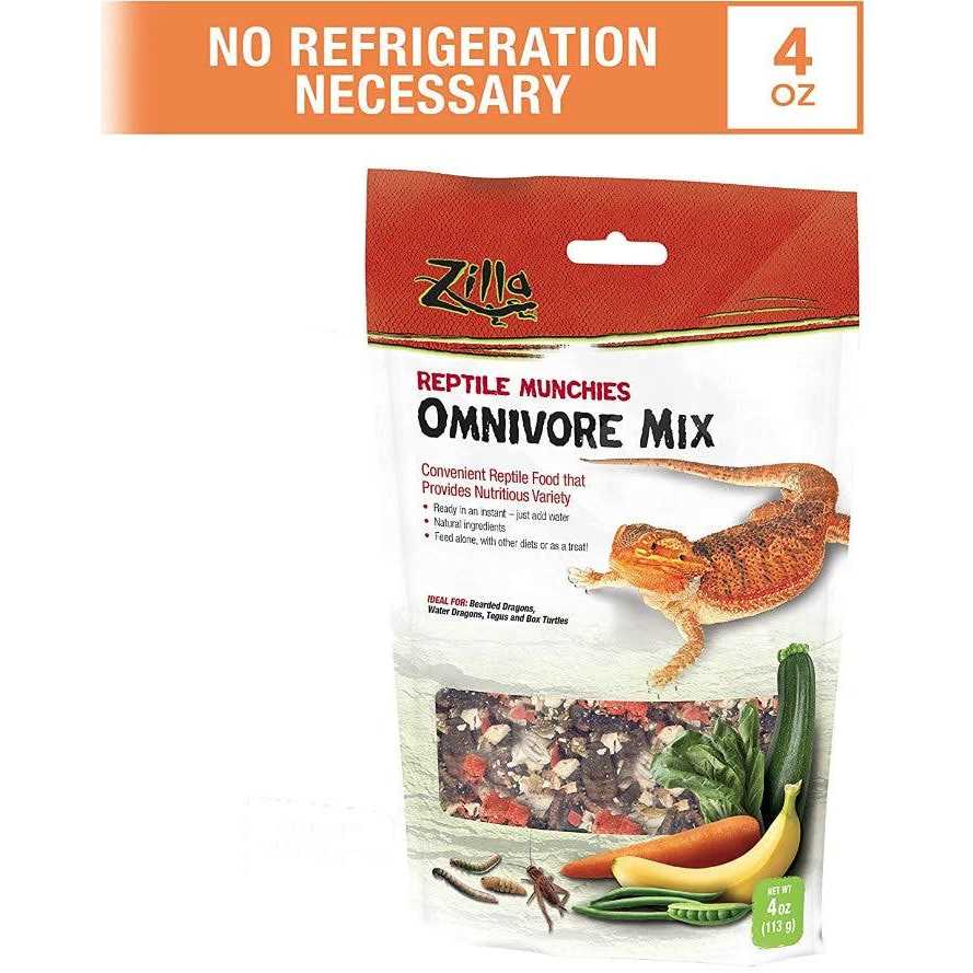 Zilla Reptile Munchies Omnivore Mix with Calcium - Nail Gallerys