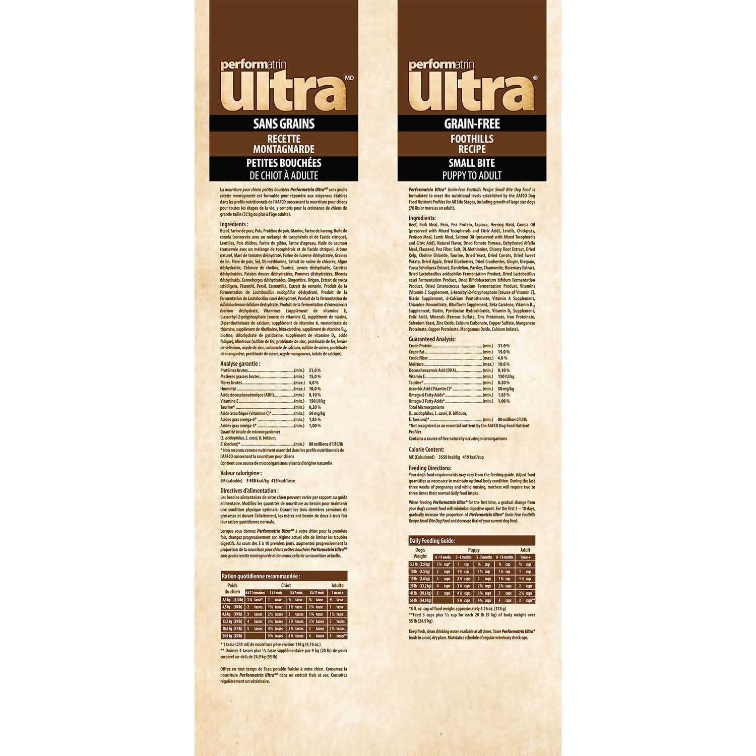 Performatrin Ultra Grain Free Foothills Recipe Dry Dog Food - Nail Gallerys