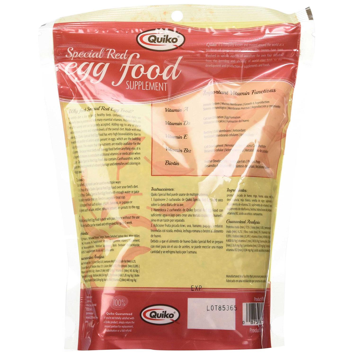 Quiko Special Red Egg Food Supplement - Nail Gallerys