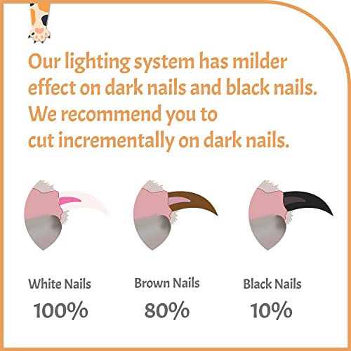 Pawsibility Reinvented Pet Nail Clippers for Your Pal Ultra Bright LED Light for Bloodline - Nail Gallerys