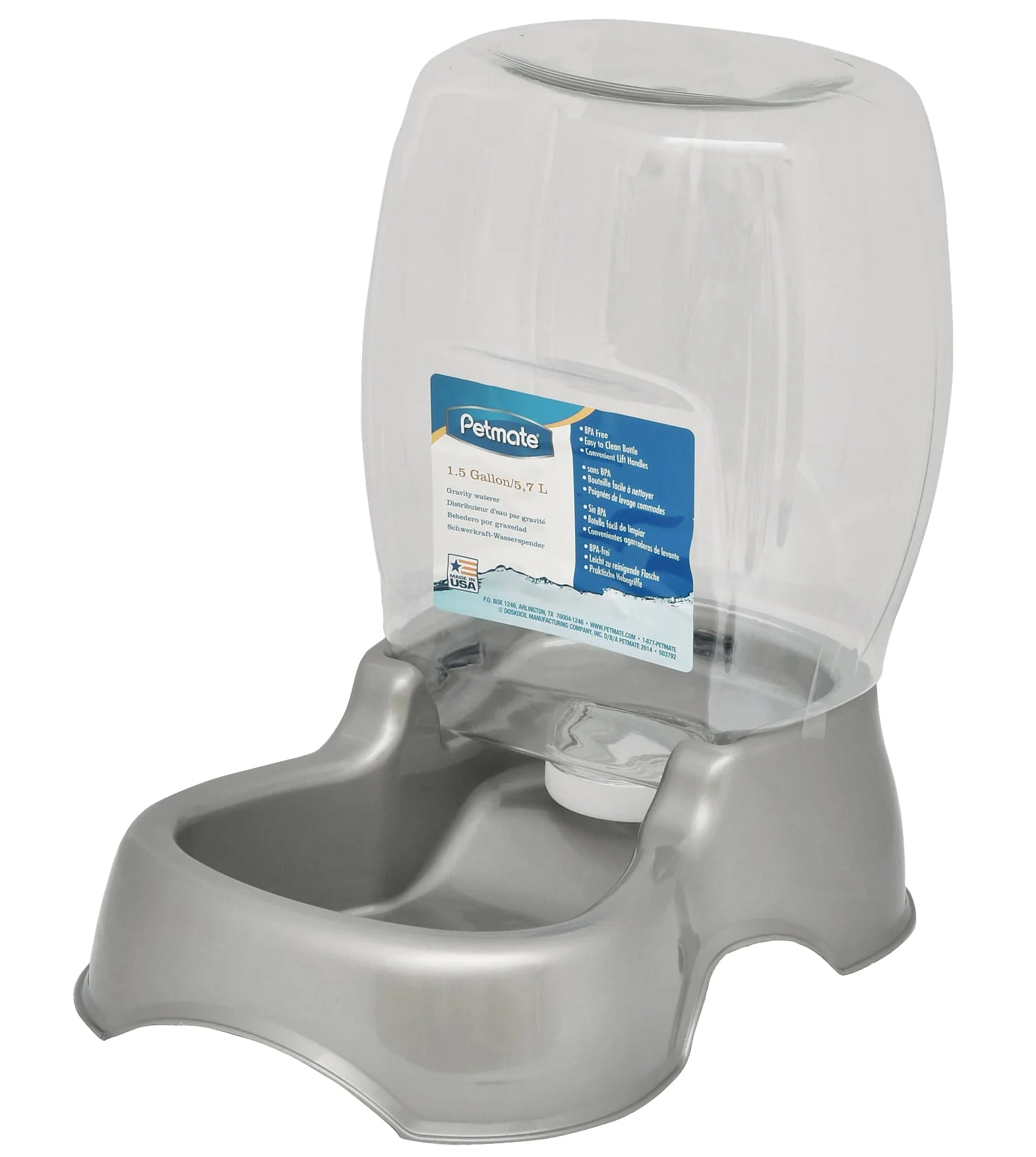 Petmate 1.5 Gallon Pet Cafe Waterer - Nail Gallerys