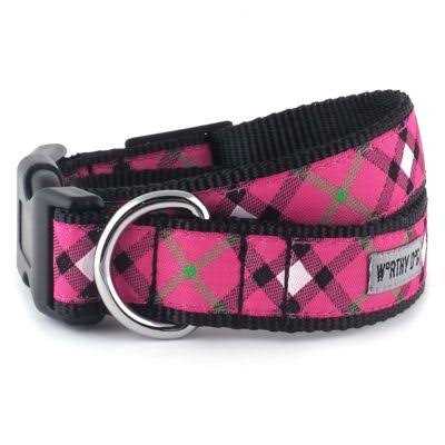 Bias Plaid Dog Collar - Nail Gallerys