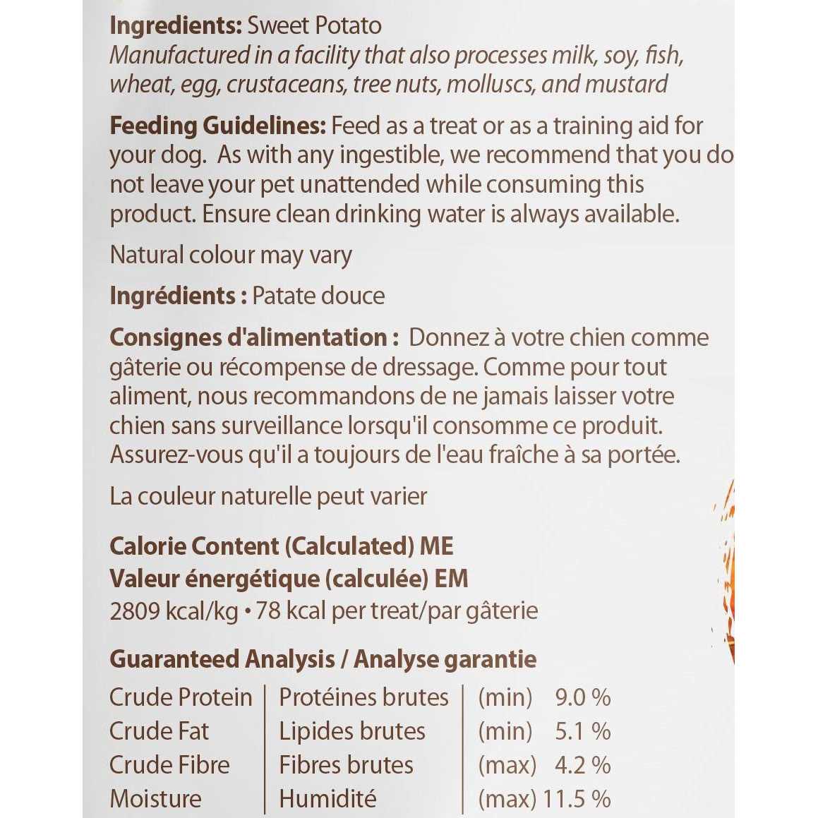 Caledon Farms Dog Treats Sweet Potato Chews - Nail Gallerys