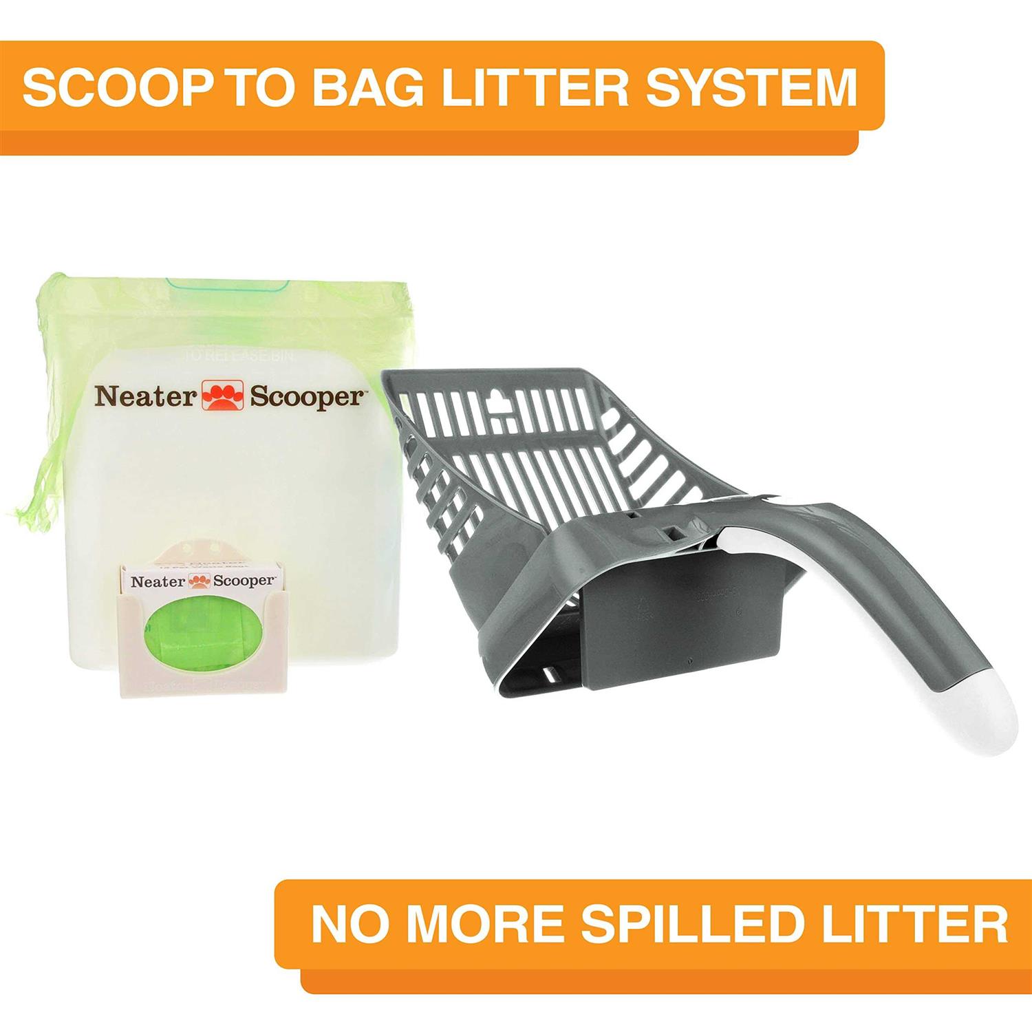 Neater Pet Brands Neater Scooper Cat Litter Sifter Includes Refill Bags - Nail Gallerys