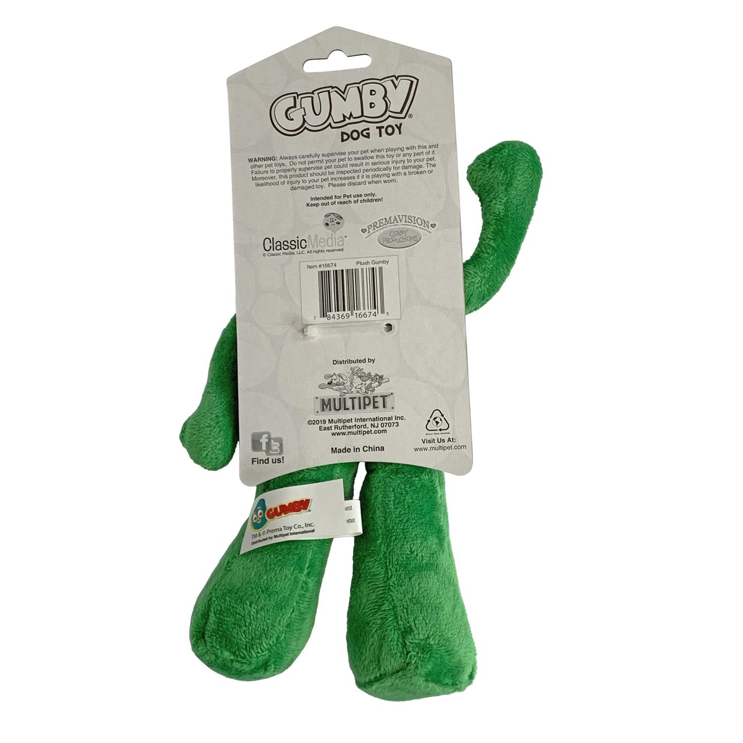 Multipet Gumby Plush - Nail Gallerys