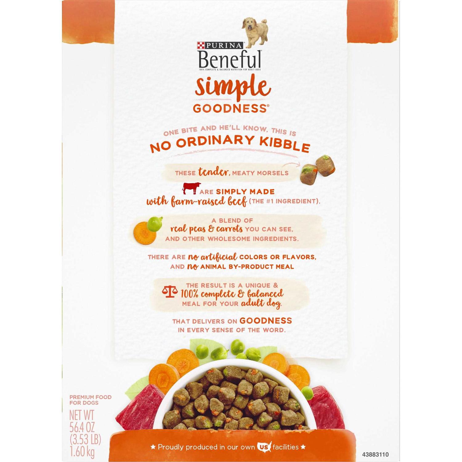 Purina Beneful Dry Dog Food Simple Goodness With Farm Raised - Nail Gallerys