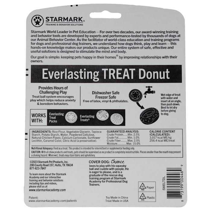 Starmark Everlasting Donut Treat Dog Toy - Nail Gallerys