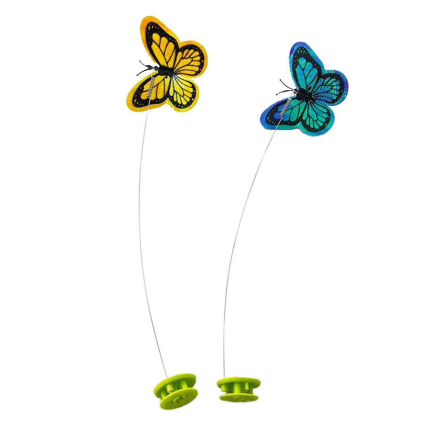 All for Paws Interactive Cat Butterfly Flutter Replacements Cat Fun Playing Toy - Nail Gallerys
