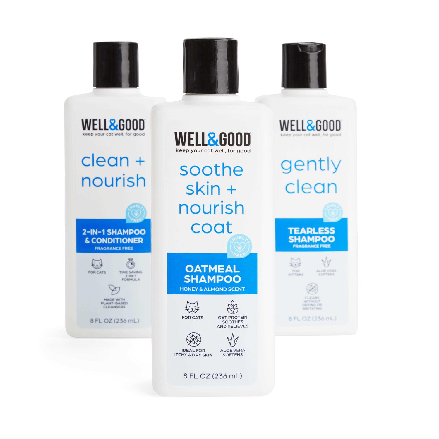 Well & Good Oatmeal Cat Shampoo - Nail Gallerys