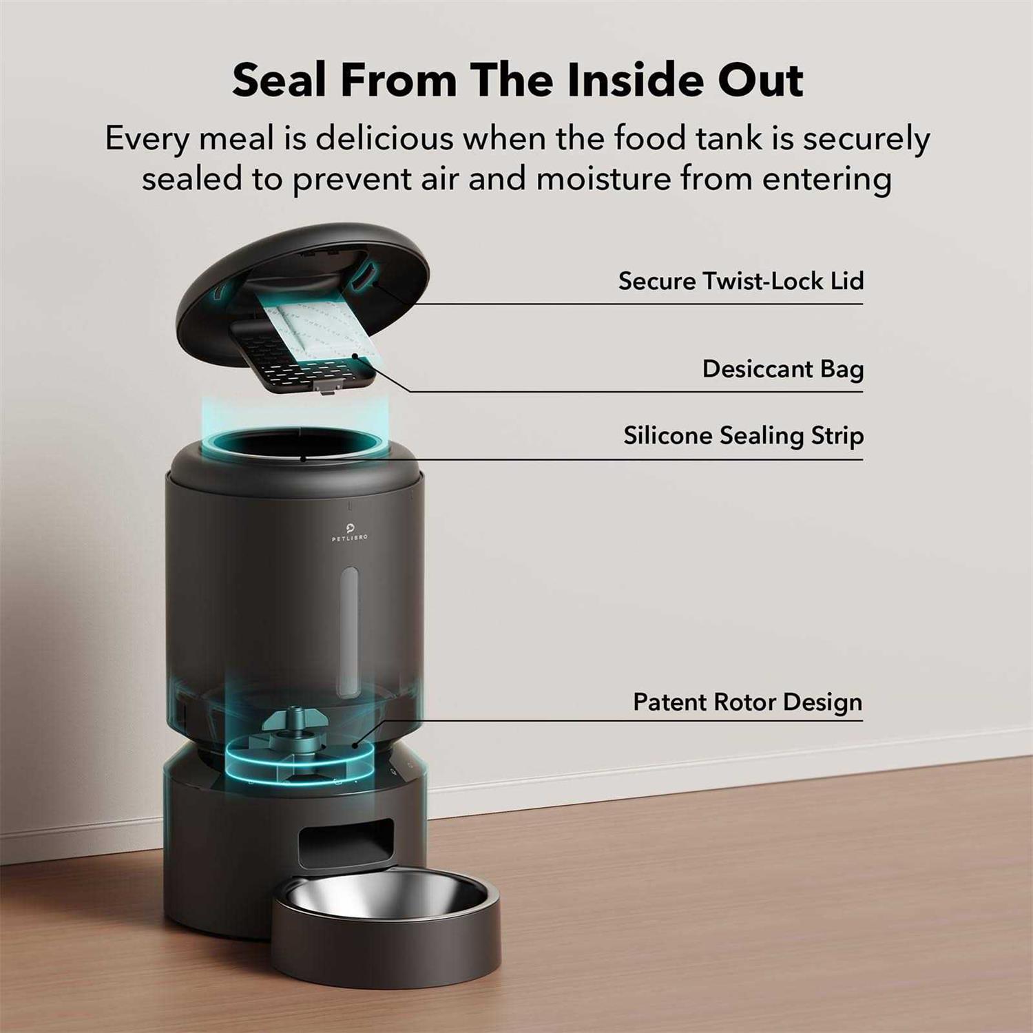 PETLIBRO Granary WiFi Automatic Pet Feeder 5L for Cat & Dog - Nail Gallerys