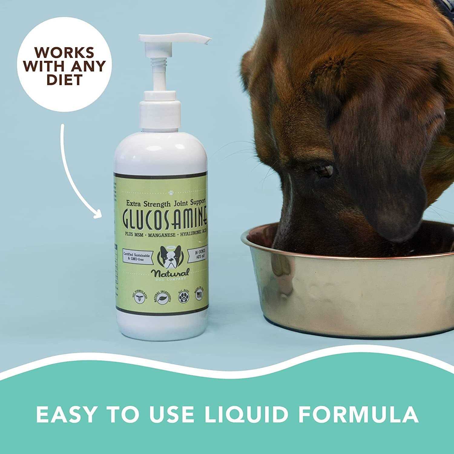 Natural Dog Company Liquid Glucosamine - Nail Gallerys
