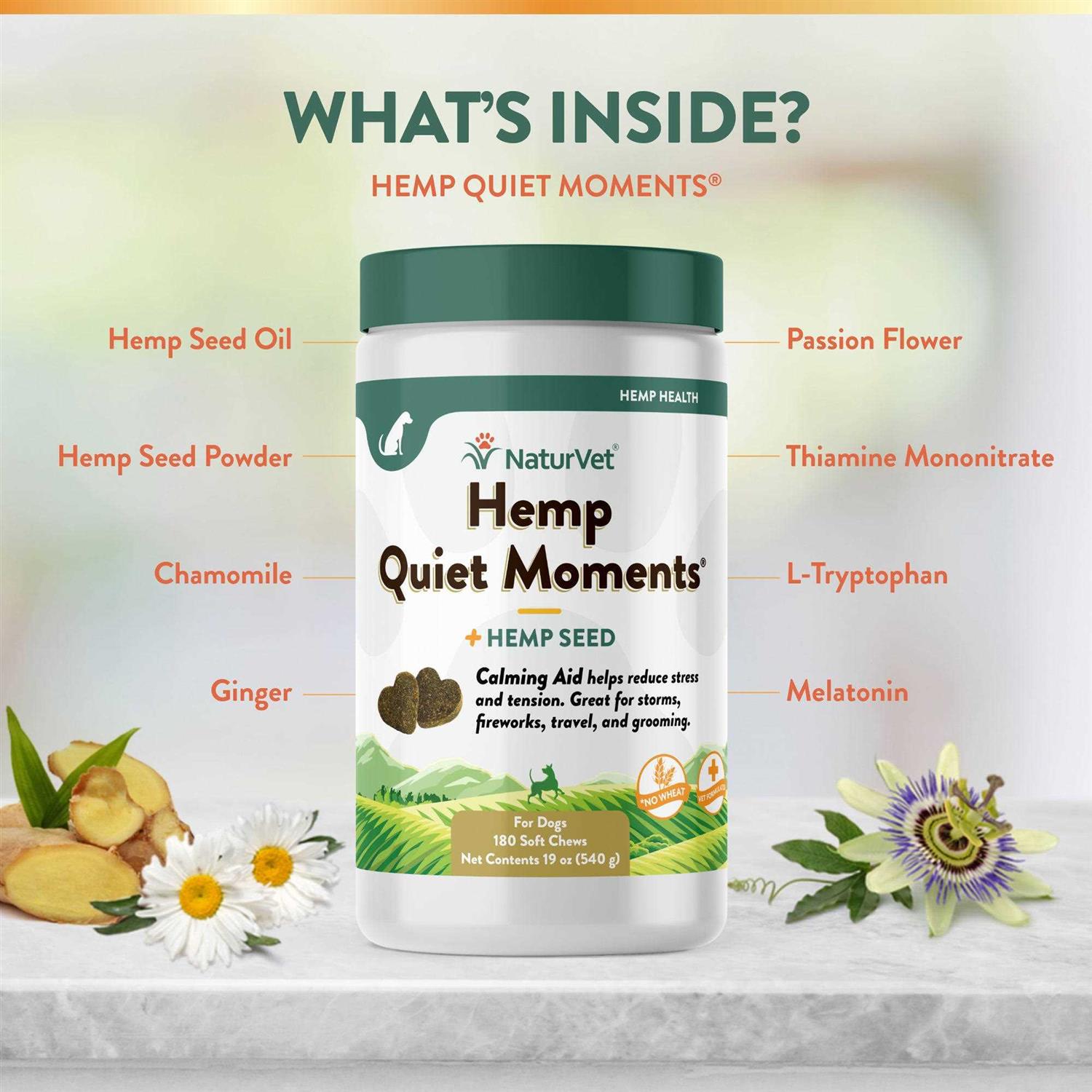 NaturVet Hemp Quiet Moments Calming Aid - Nail Gallerys
