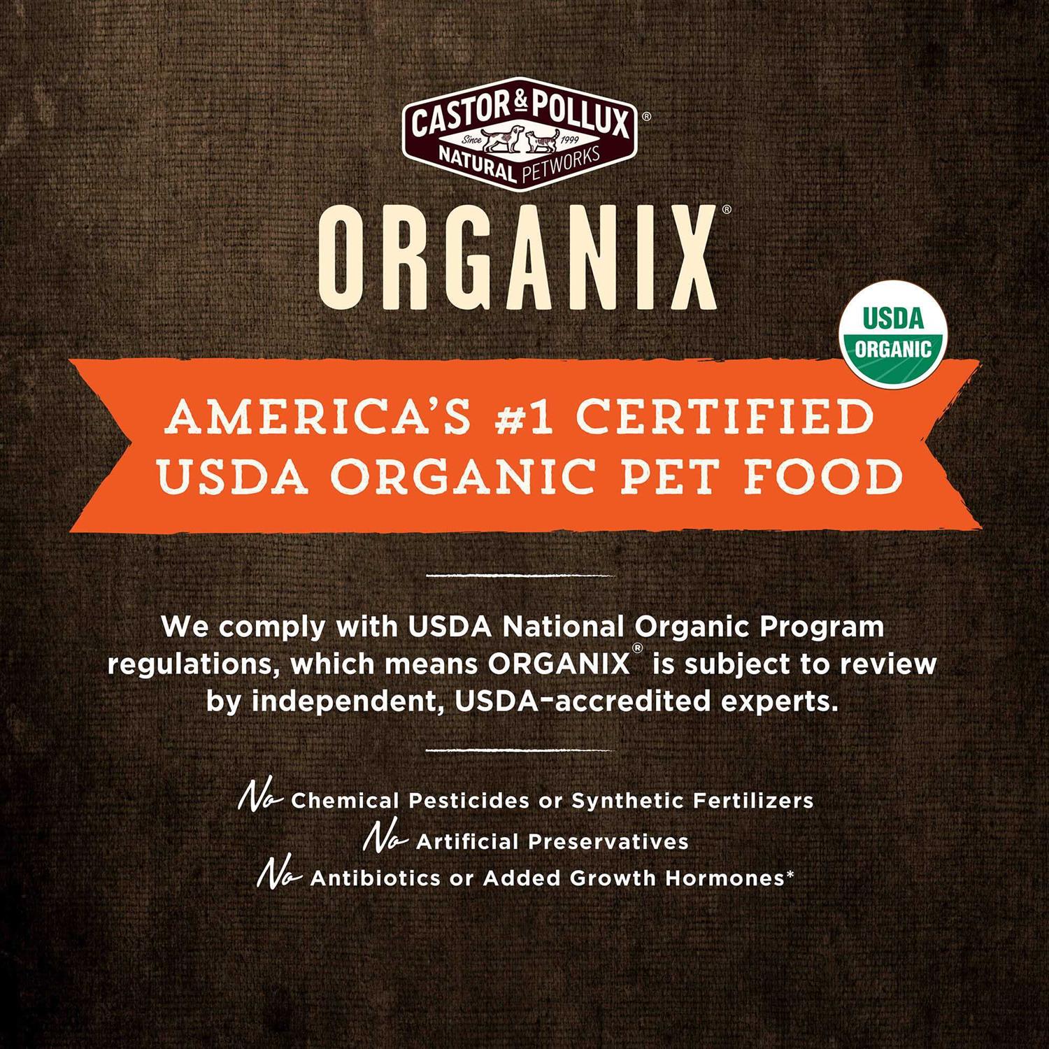 Castor & Pollux Organix Organic Chicken Recipe Dry Dog Food - Nail Gallerys