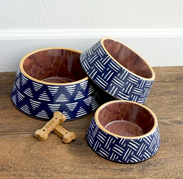 Indigo Oasis Pet Bowl - Nail Gallerys