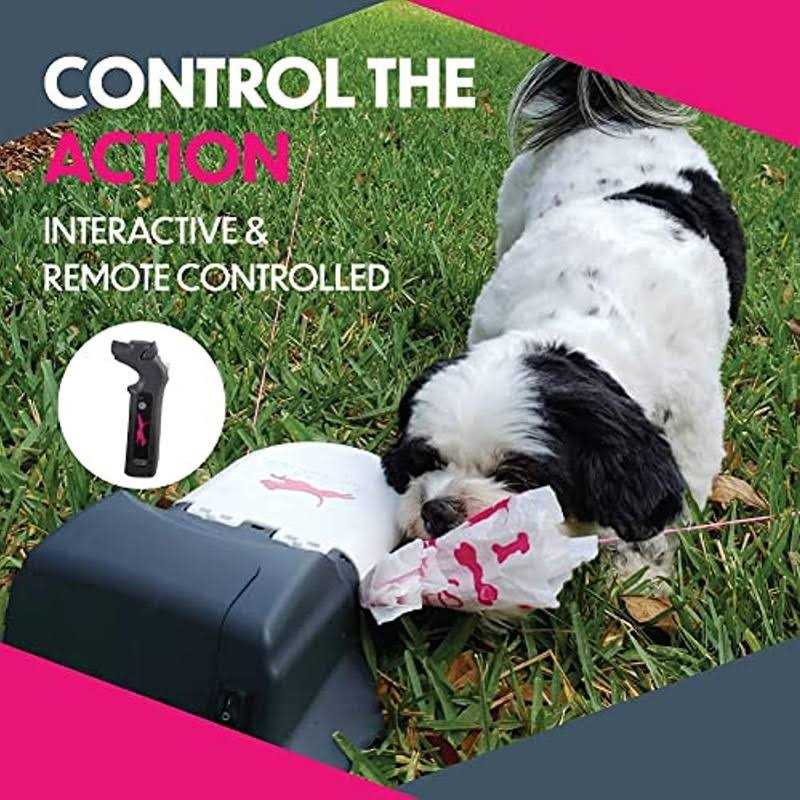 SwiftPaws Home Original Remote-Control Chase Toy for Dogs Flag Lure Course - Nail Gallerys