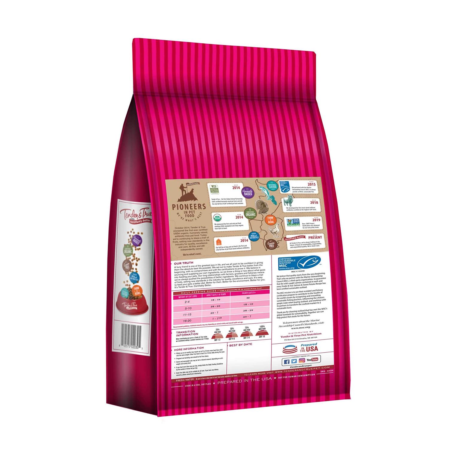 Tender & True Salmon & Sweet Potato Recipe Dry Cat Food - Nail Gallerys