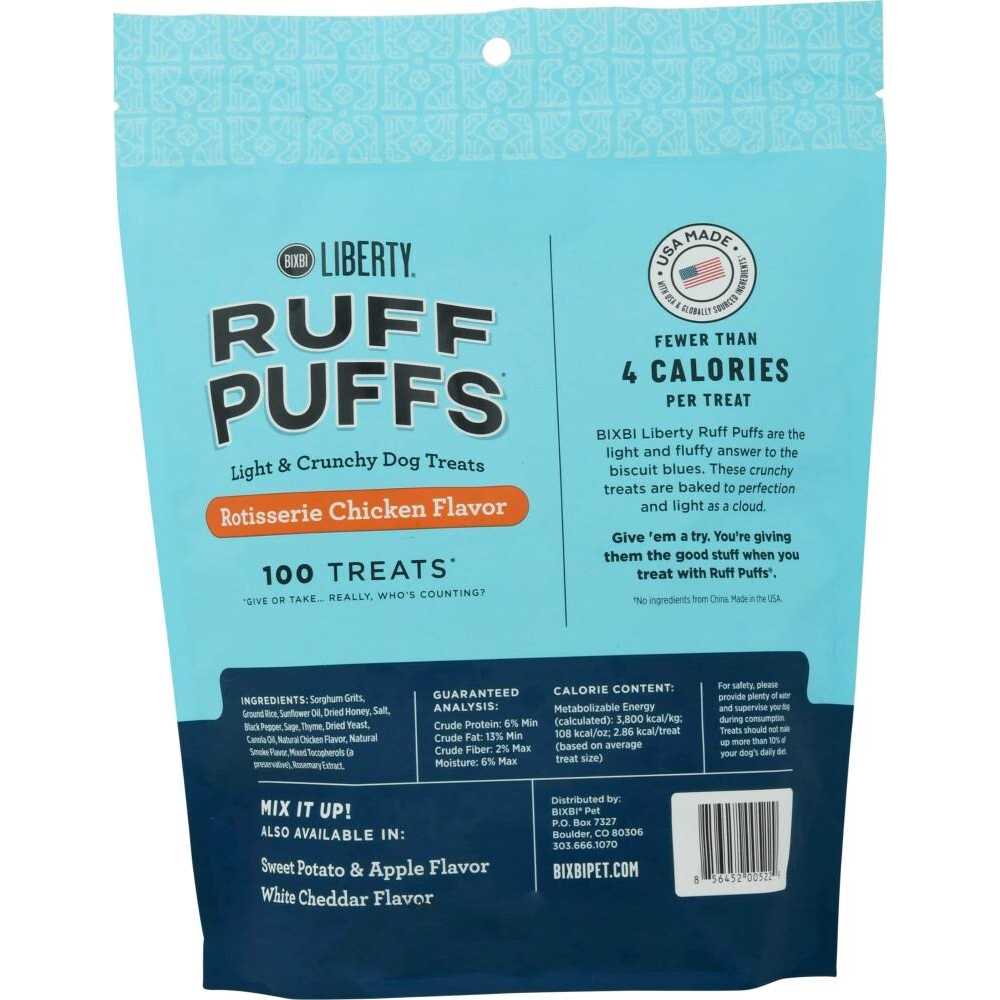 Liberty Ruff Puffs Flavor Dog Treats - Nail Gallerys