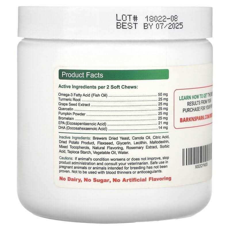 Bark&spark Allergy Relief Immune Chews Itchy Skin Relief - Nail Gallerys