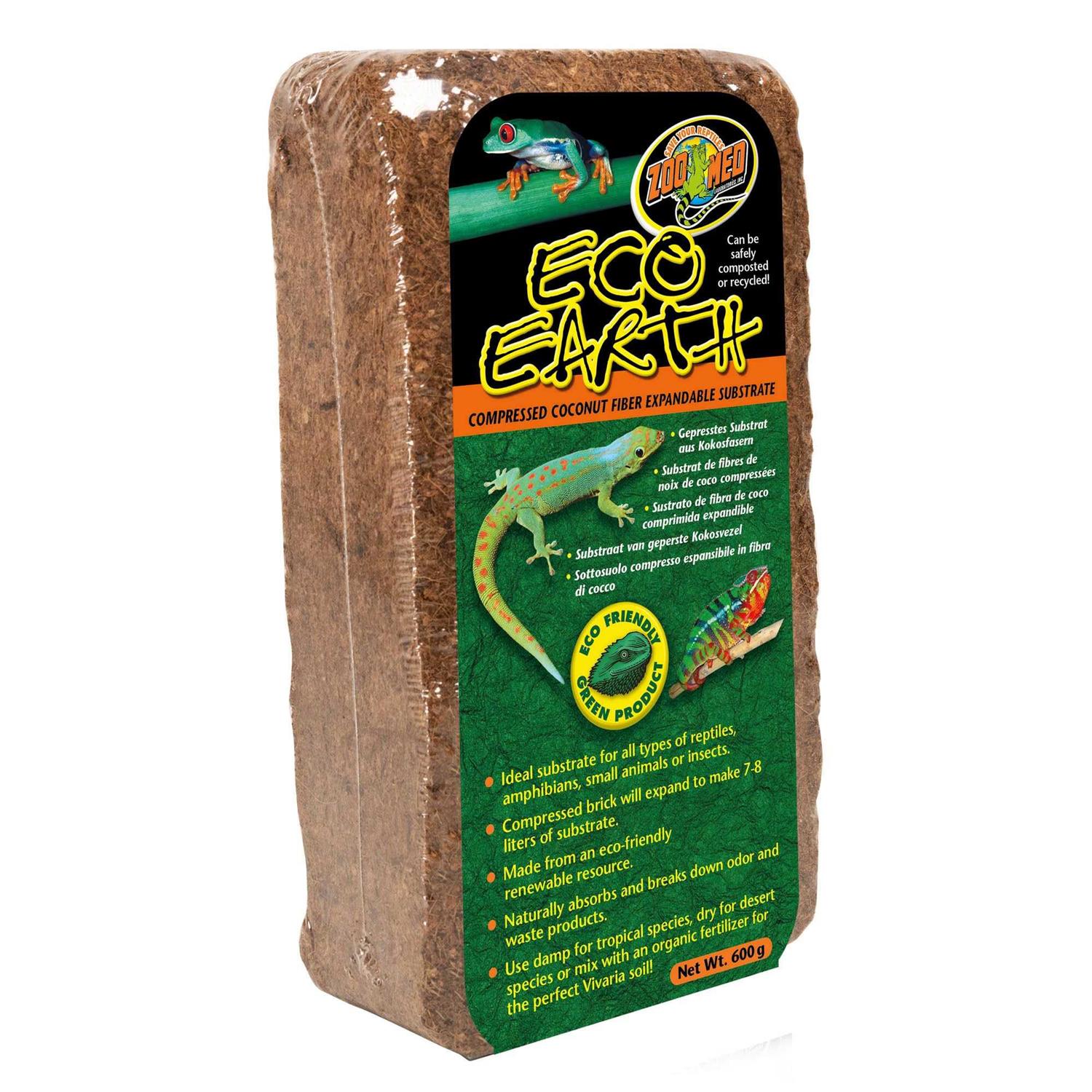 Zoo Med Eco Earth Compressed Coconut Fiber Substrate - Nail Gallerys