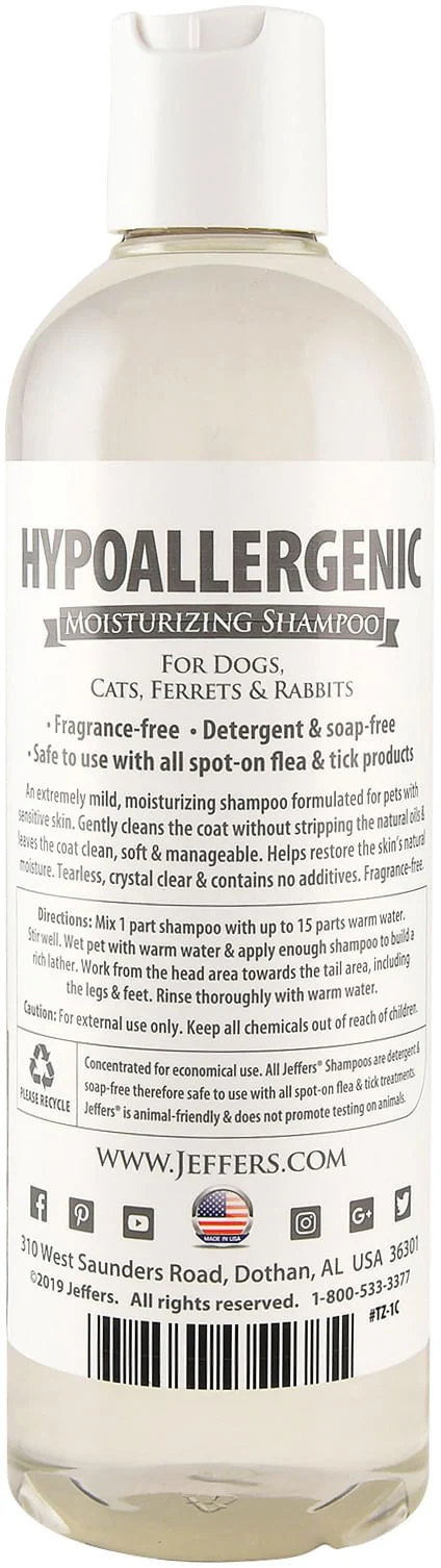 Hypoallergenic Moisturizing Pet Shampoo for Sensitive Skin - Nail Gallerys