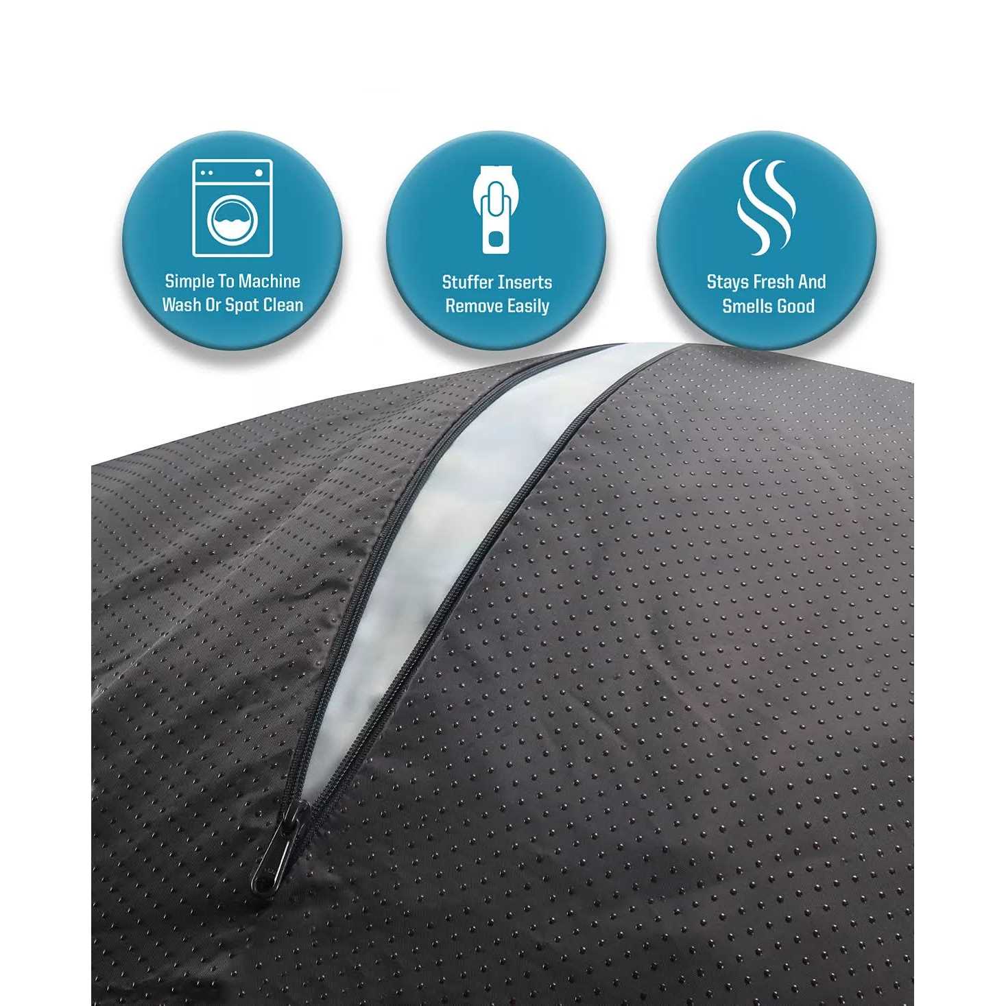 Canine Creations Arlee Cozy Oval Round Cuddler Pet Dog Bed - Nail Gallerys