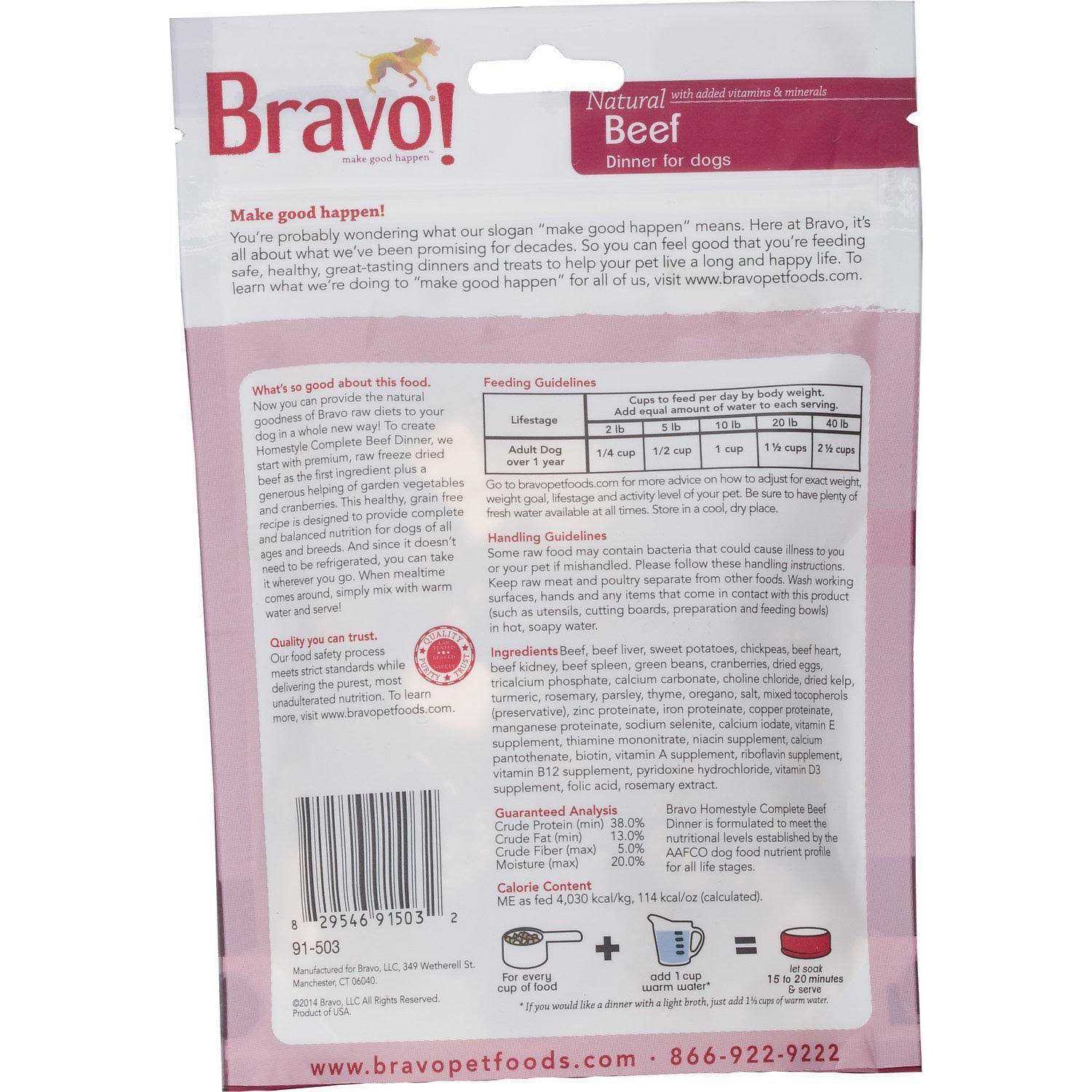 Bravo! Freeze Dried Homestyle Complete Beef Dinner Food - Nail Gallerys