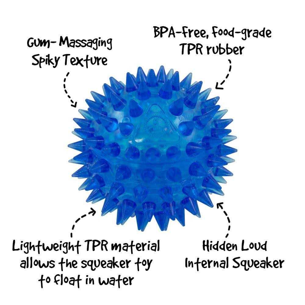 Gnawsome Squeaker Ball Dog Toy - Nail Gallerys