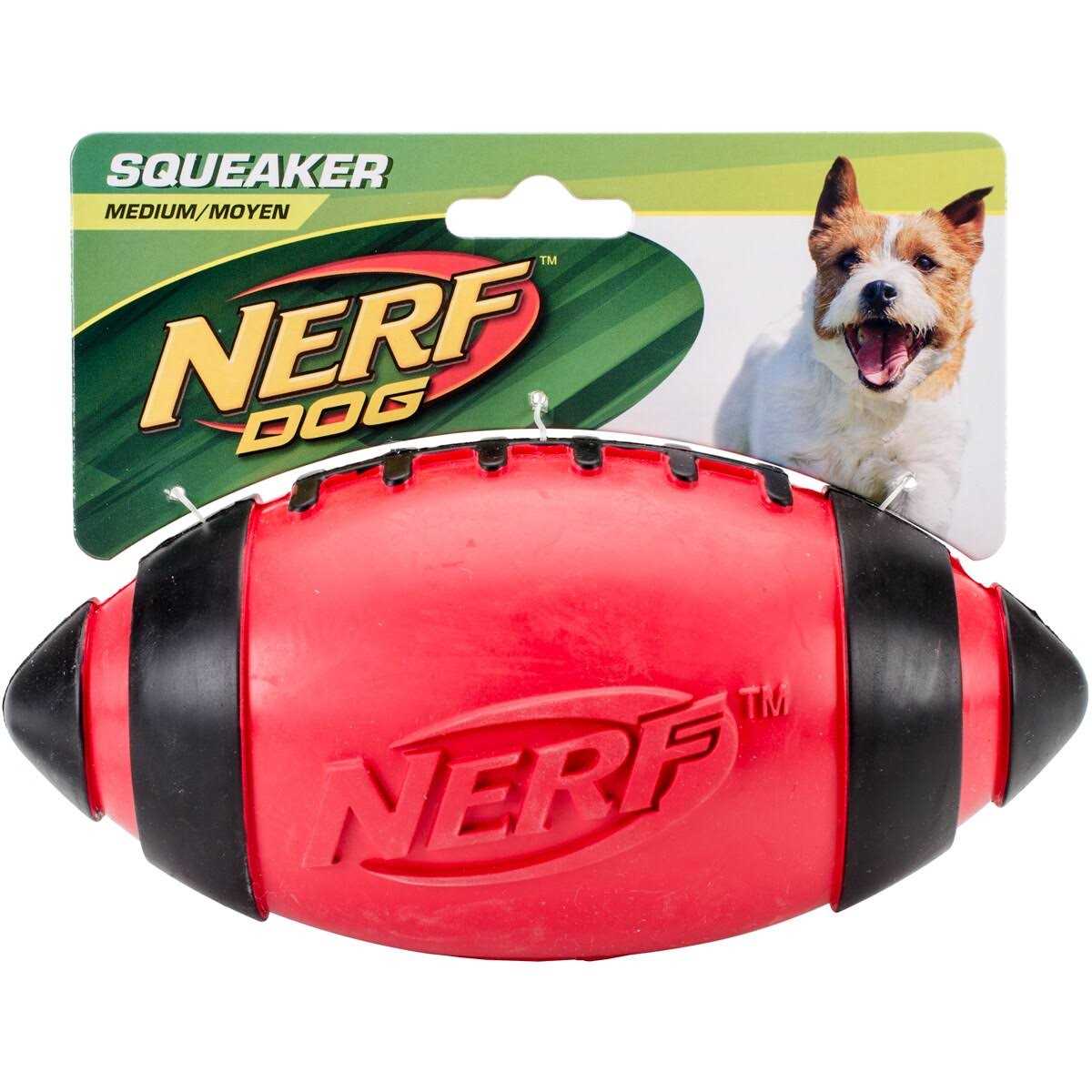 Nerf Ridged Football Dog Toy - Nail Gallerys
