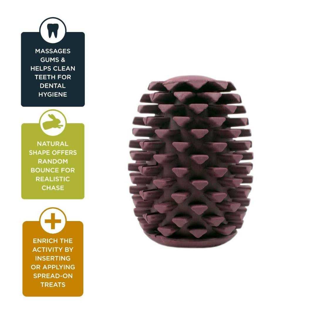 Tall Tails Dog Toy Natural Rubber Pinecone - Nail Gallerys