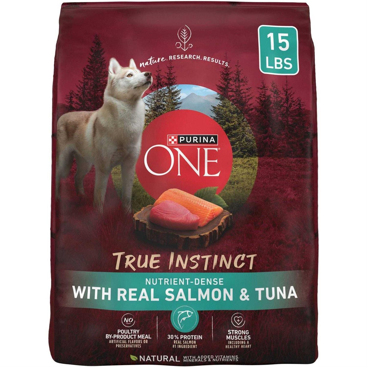 Purina ONE True Instinct with Real Salmon and Tuna Dry Dog Food - Nail Gallerys