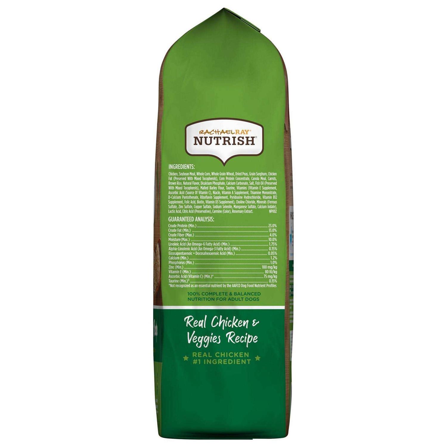 Rachael Ray Nutrish Real Chicken & Vegetable Recipe Super Premium Dry Dog Food - Nail Gallerys