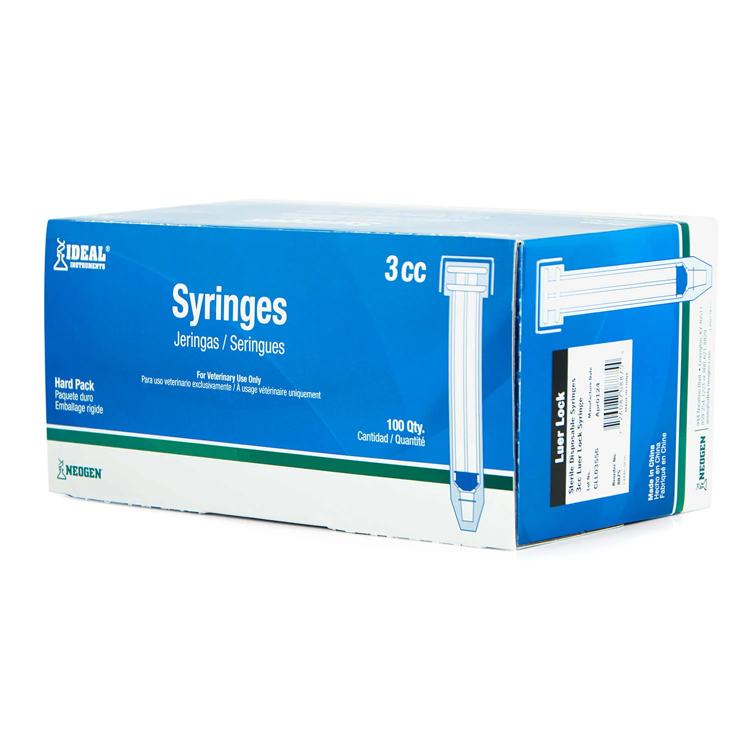 Ideal Luer Lock Syringes, Boxes - Nail Gallerys