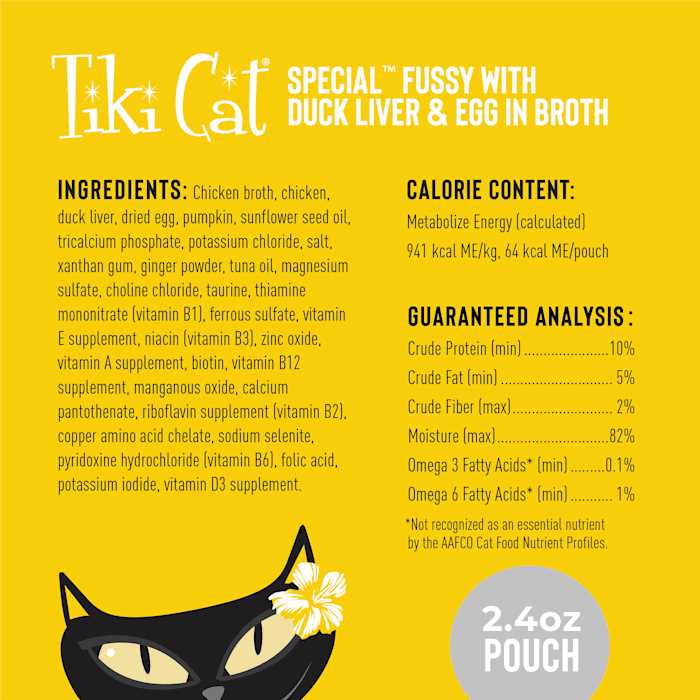 Tiki Cat Special Fussy Duck Liver & Egg Wet Cat Food Pouches - Nail Gallerys