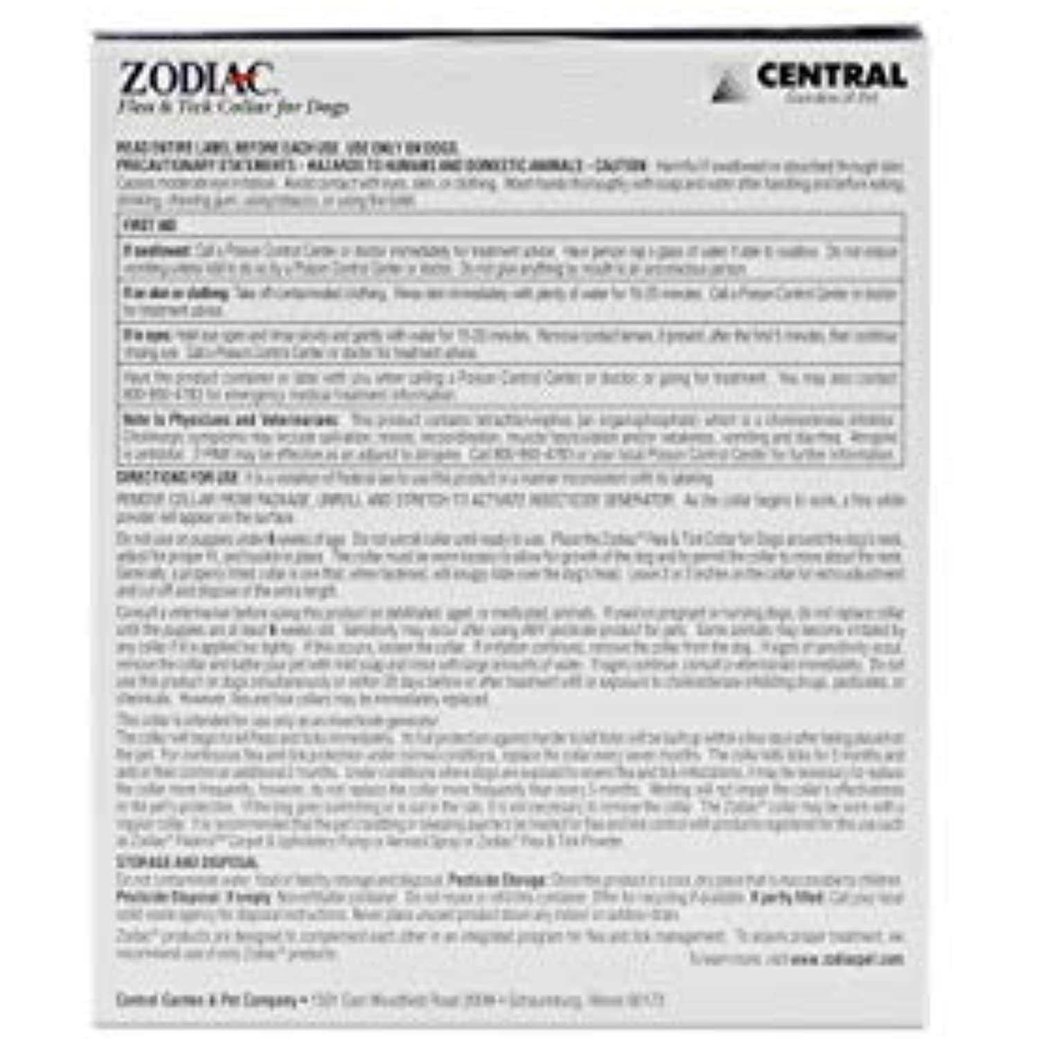 Zodiac Flea Tick Collar for Dogs - Nail Gallerys