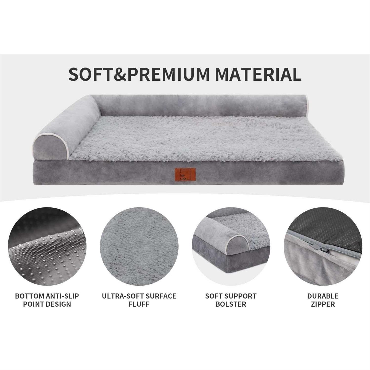 Lazy Lush Dog Bed Dog Beds for Extra Large Dogs Large Dog Bed with Removable Washable Cover - Nail Gallerys