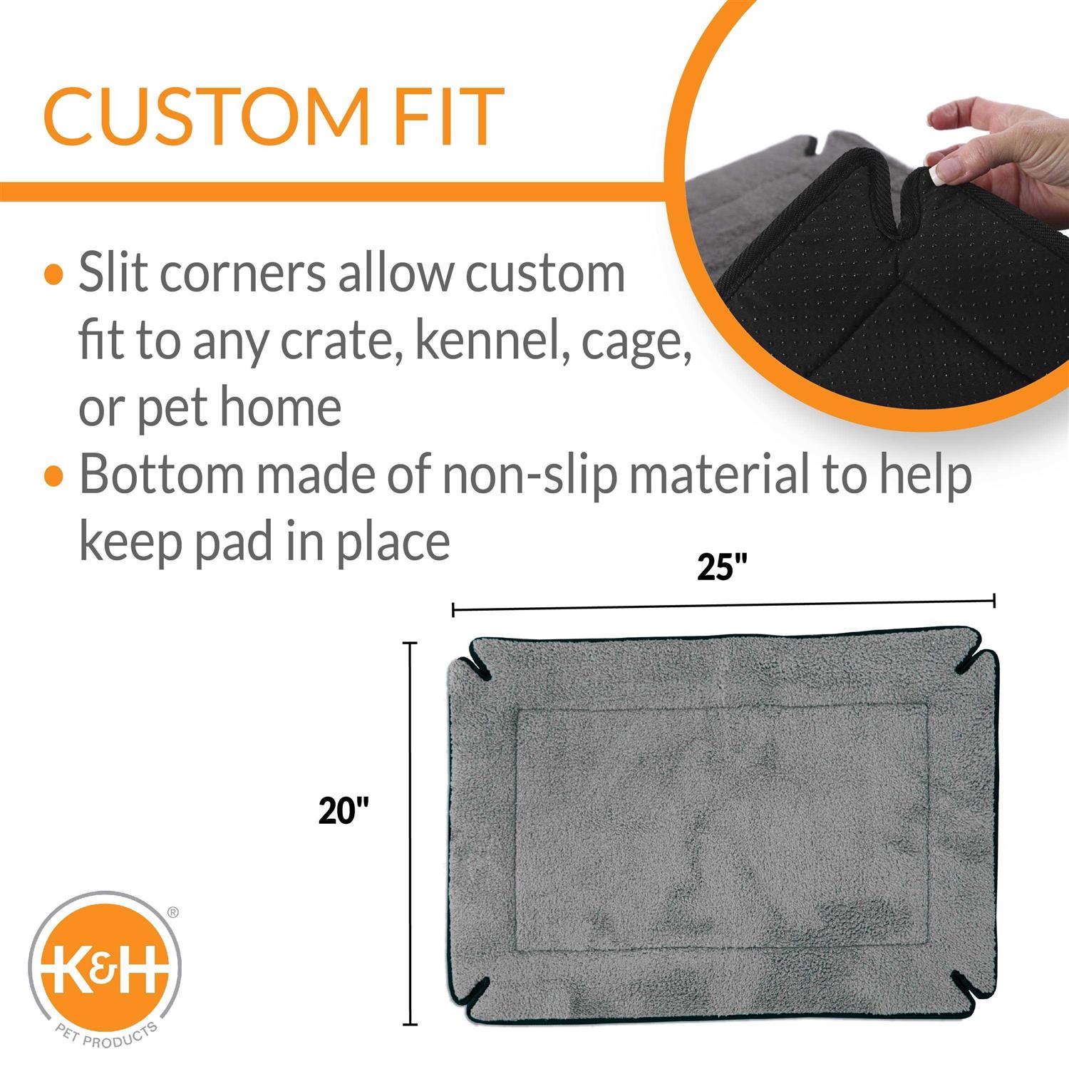 K&H Pet Products Memory Foam Crate Pad - Nail Gallerys