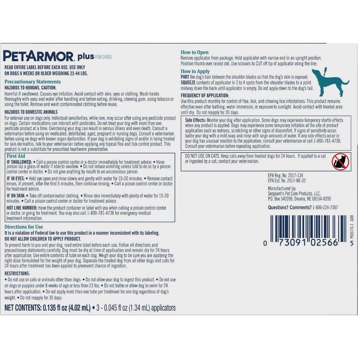 PetArmor Plus Flea Tick Treatment for Dogs - Nail Gallerys