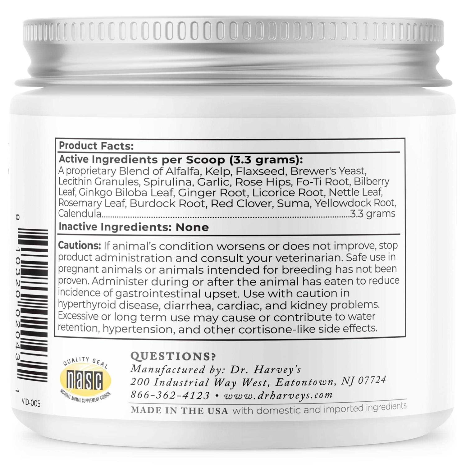 Dr. Harvey’s Golden Years Geriatric Supplement for Senior Dogs - Nail Gallerys