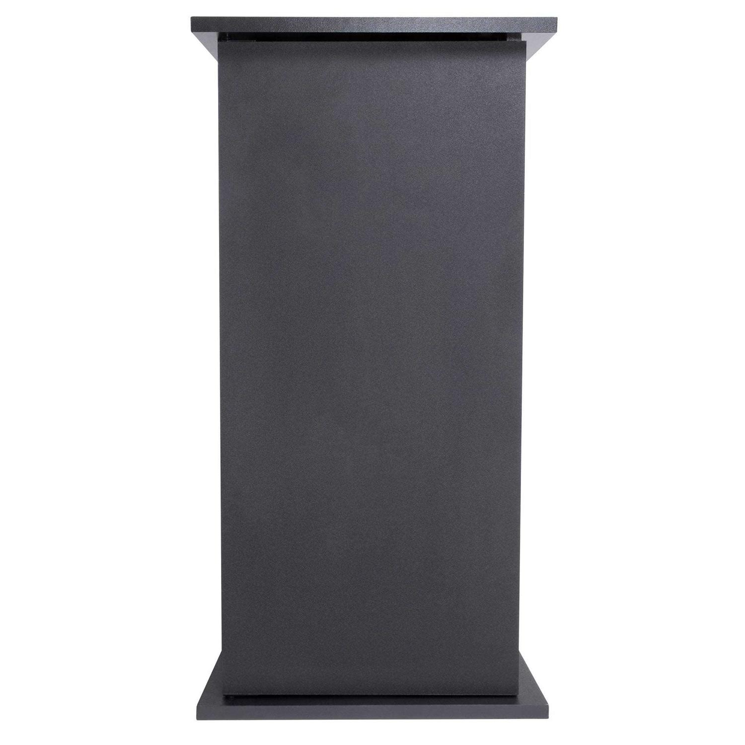 Aqueon Black Pedestal Aquarium Stand - Nail Gallerys