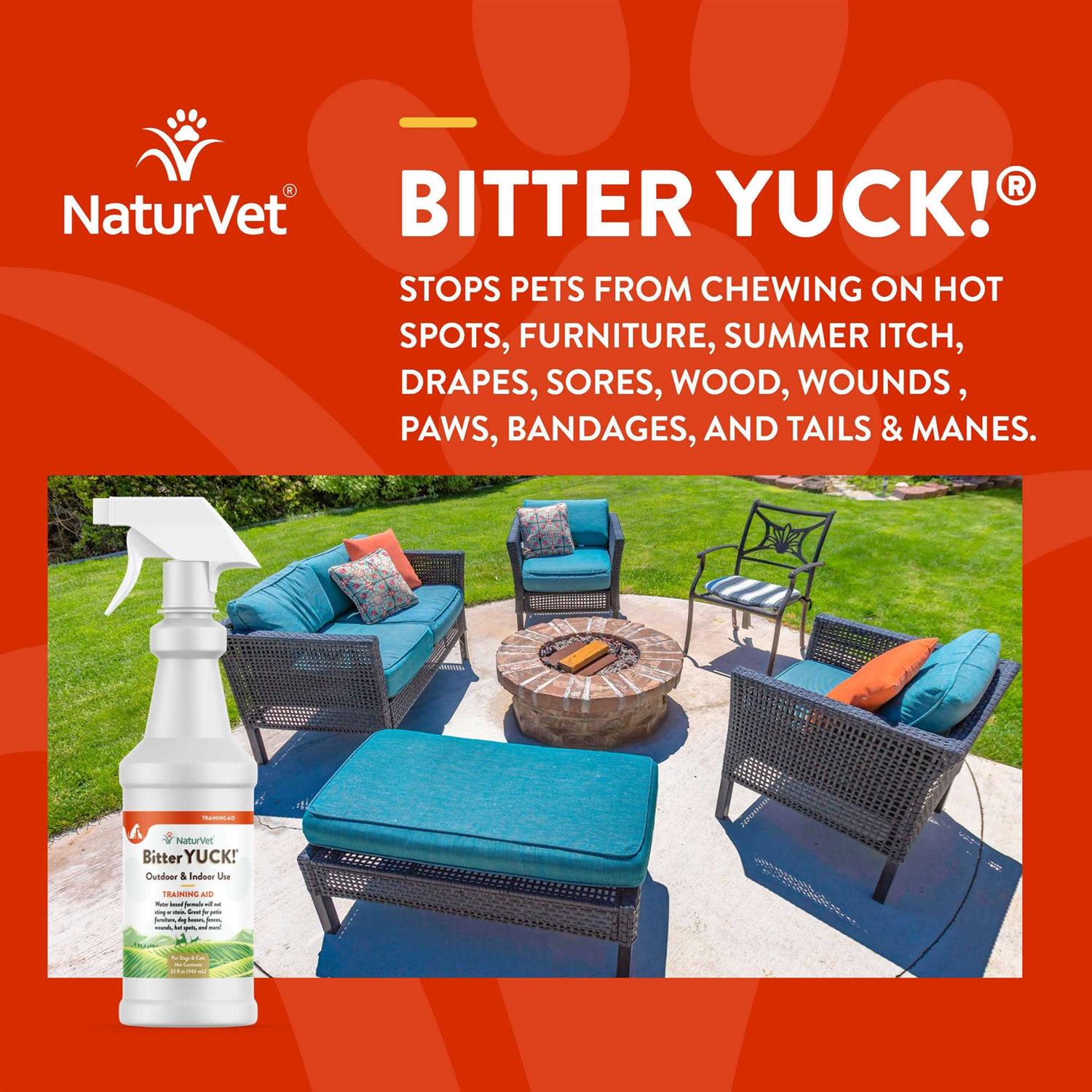 NaturVet Bitter Yuck No Chew Spray - Nail Gallerys