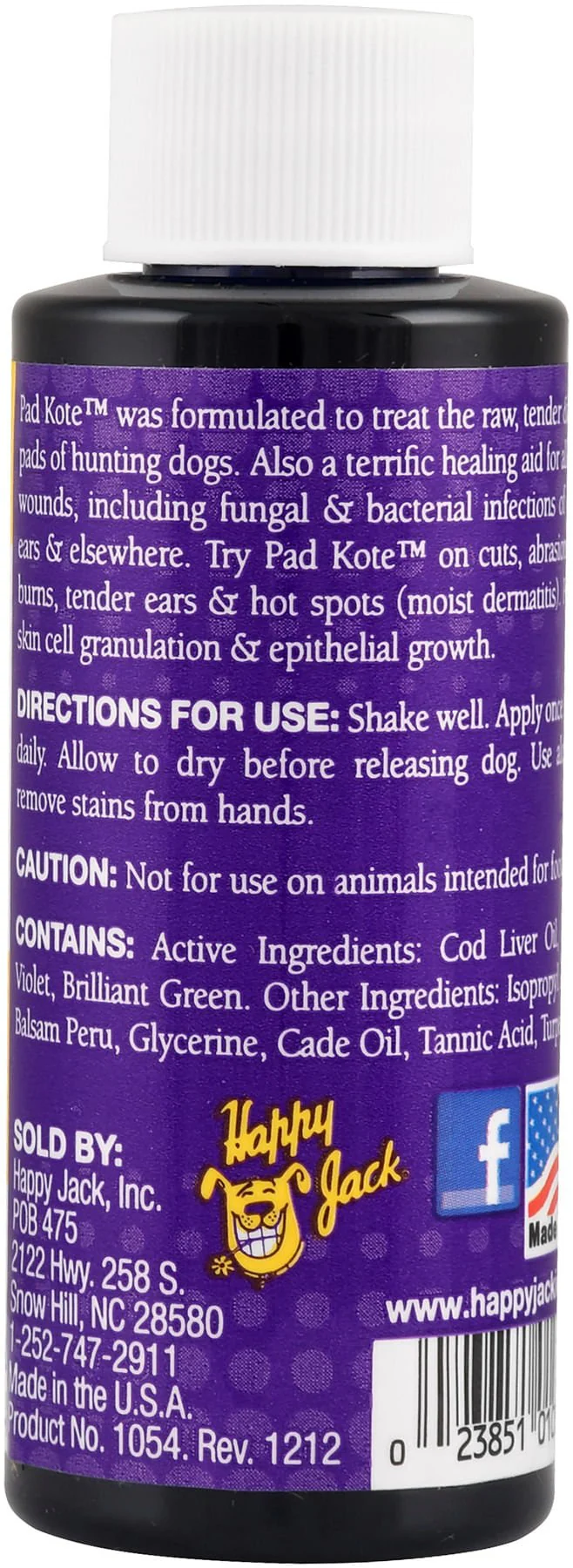 Happy Jack Pad Kote, 2 oz - Nail Gallerys