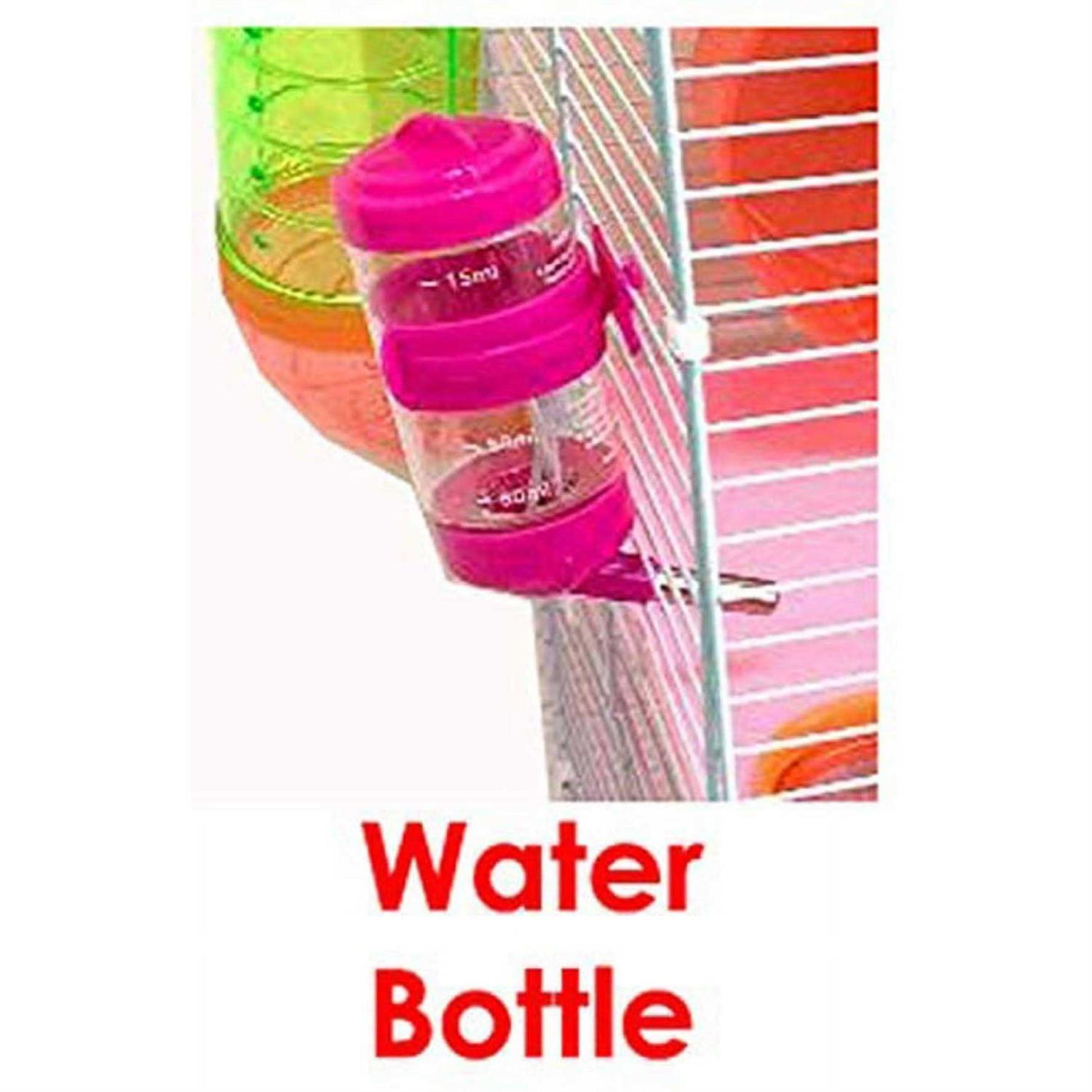 Mcage Pink Large 5-Levels Twin Tower Hamster Mouse Habitat Home House Critter Cage For Rodent Gerbil Mice Rat Wire Animal Cage With Long Crossover Tube - Nail Gallerys