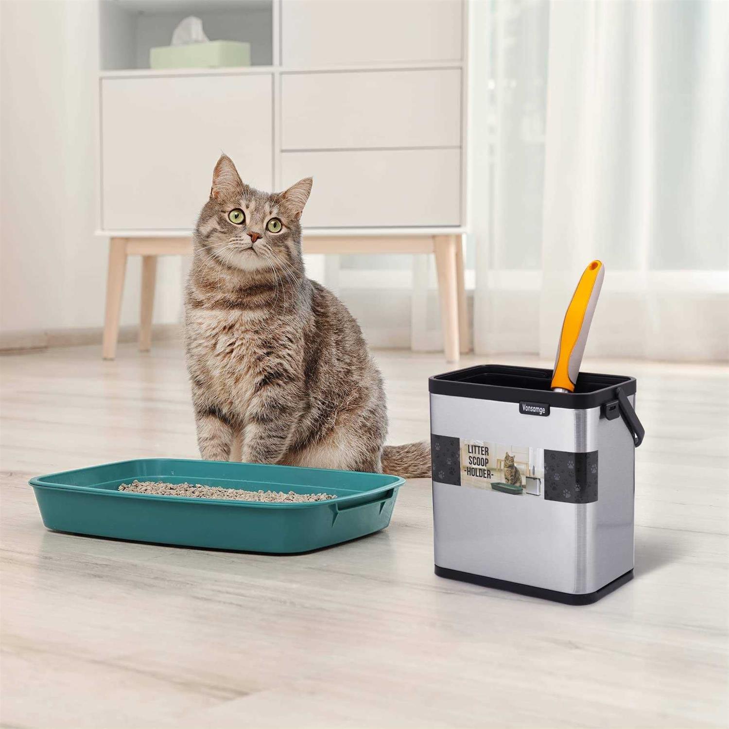 Vonsamge Universal cat Litter Scoop Holder - Nail Gallerys