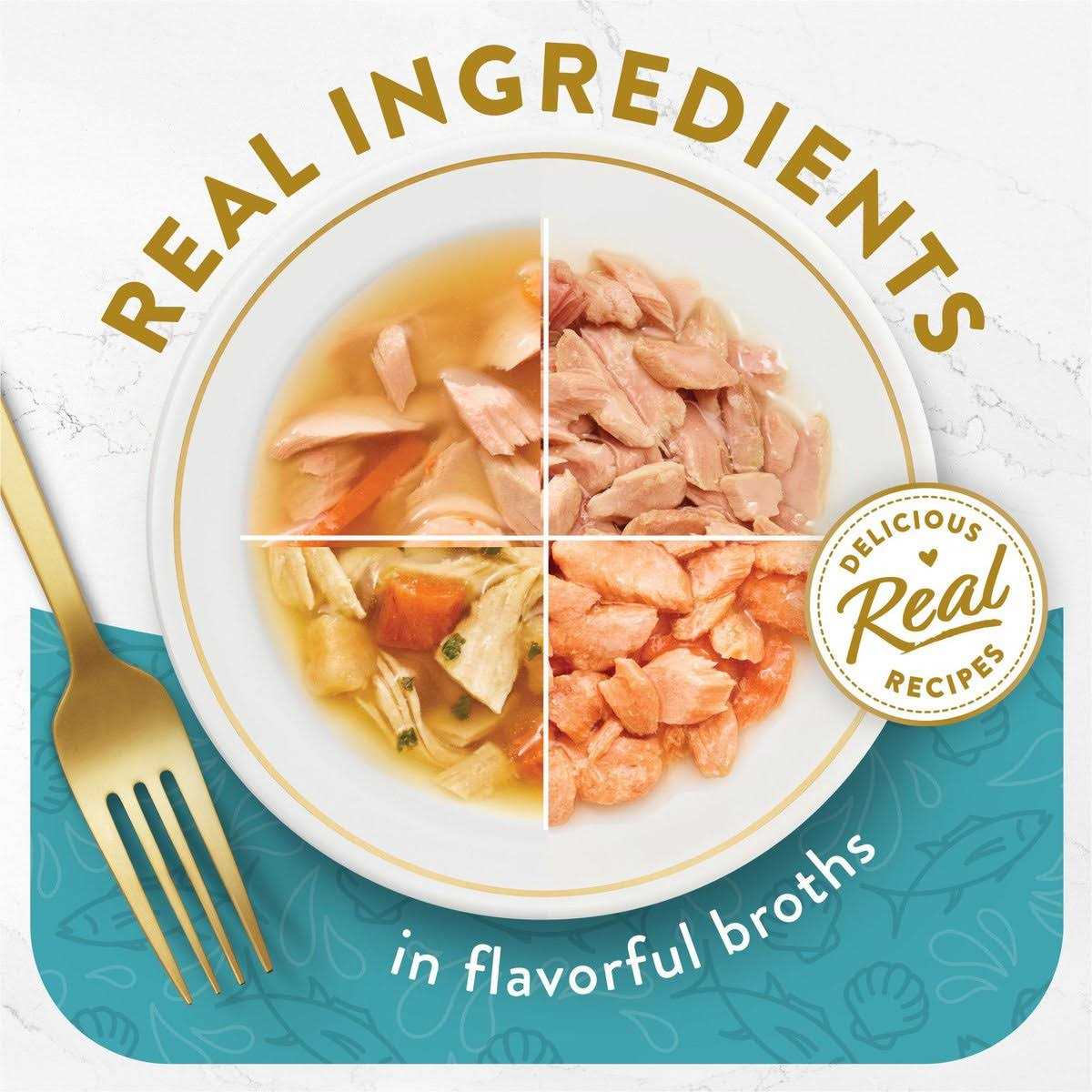 Fancy Feast Lickable Appetizers and Broths Collection Grain Free Wet Cat Food Topper Variety Pack - Nail Gallerys