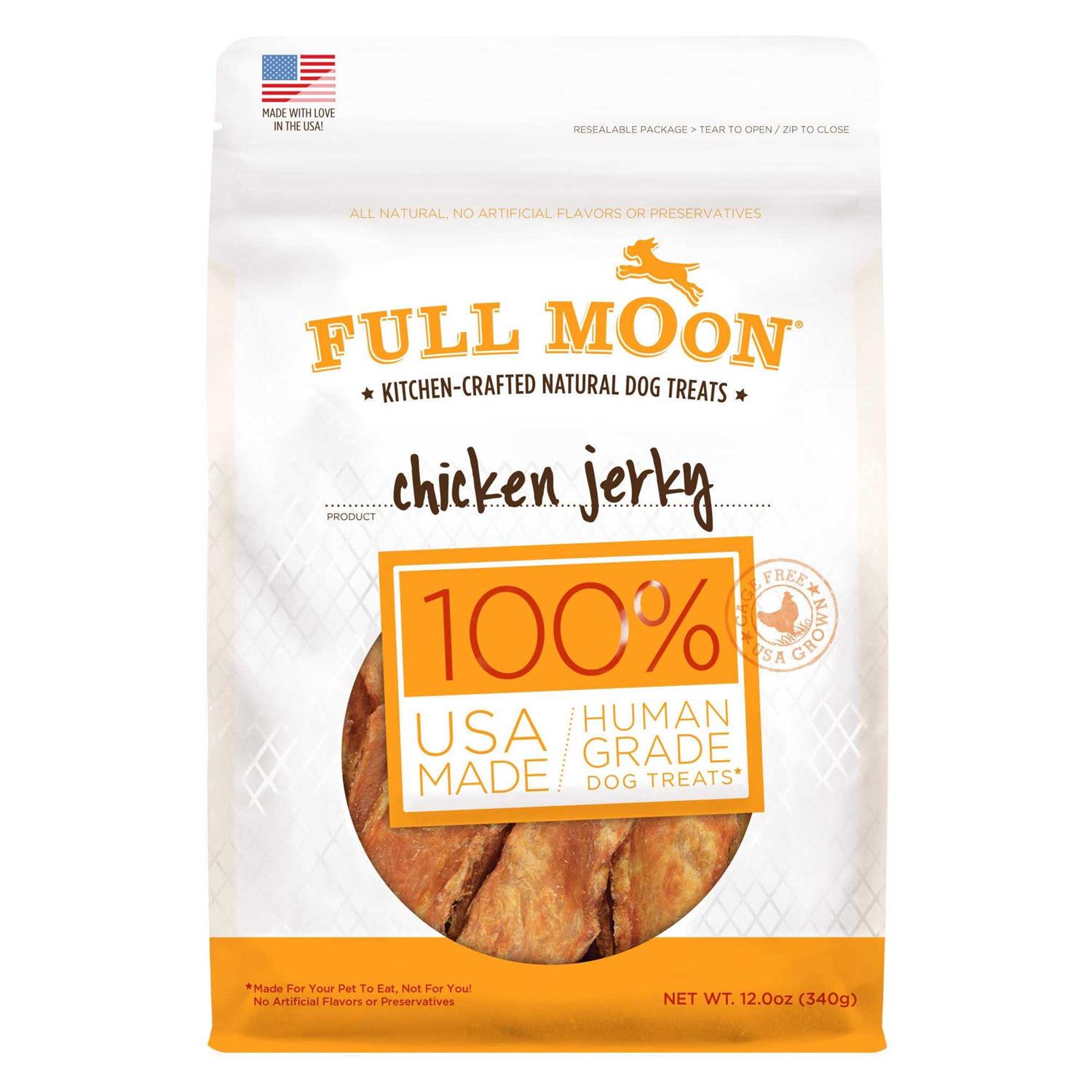 Full Moon All Natural Human Grade Dog Treats Chicken Jerky - Nail Gallerys