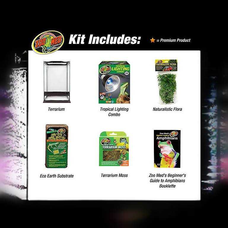 Zoo Med Naturalistic Terrarium Tropical Kit - Nail Gallerys