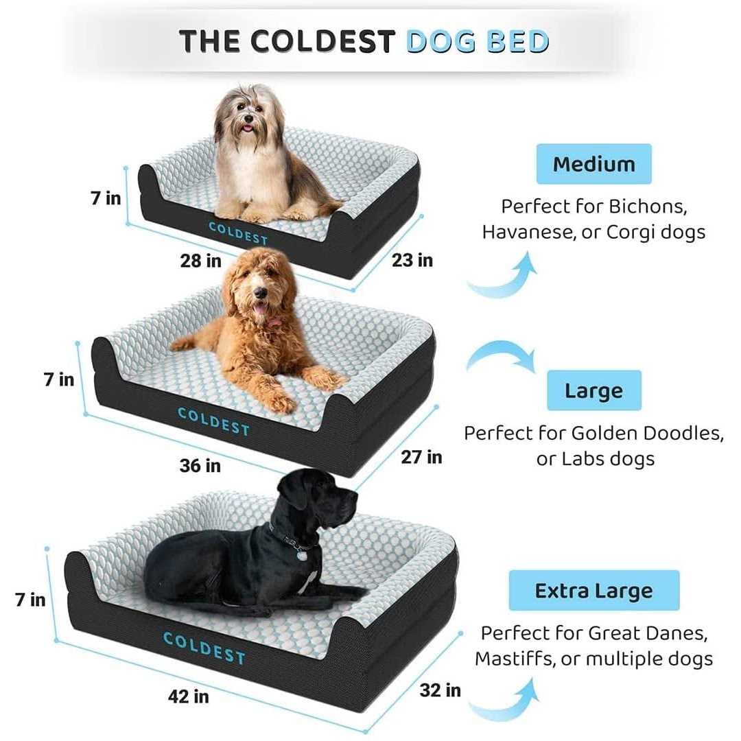 Coldest Cozy Dog Bed Cooling Medium Dog Beds - Nail Gallerys
